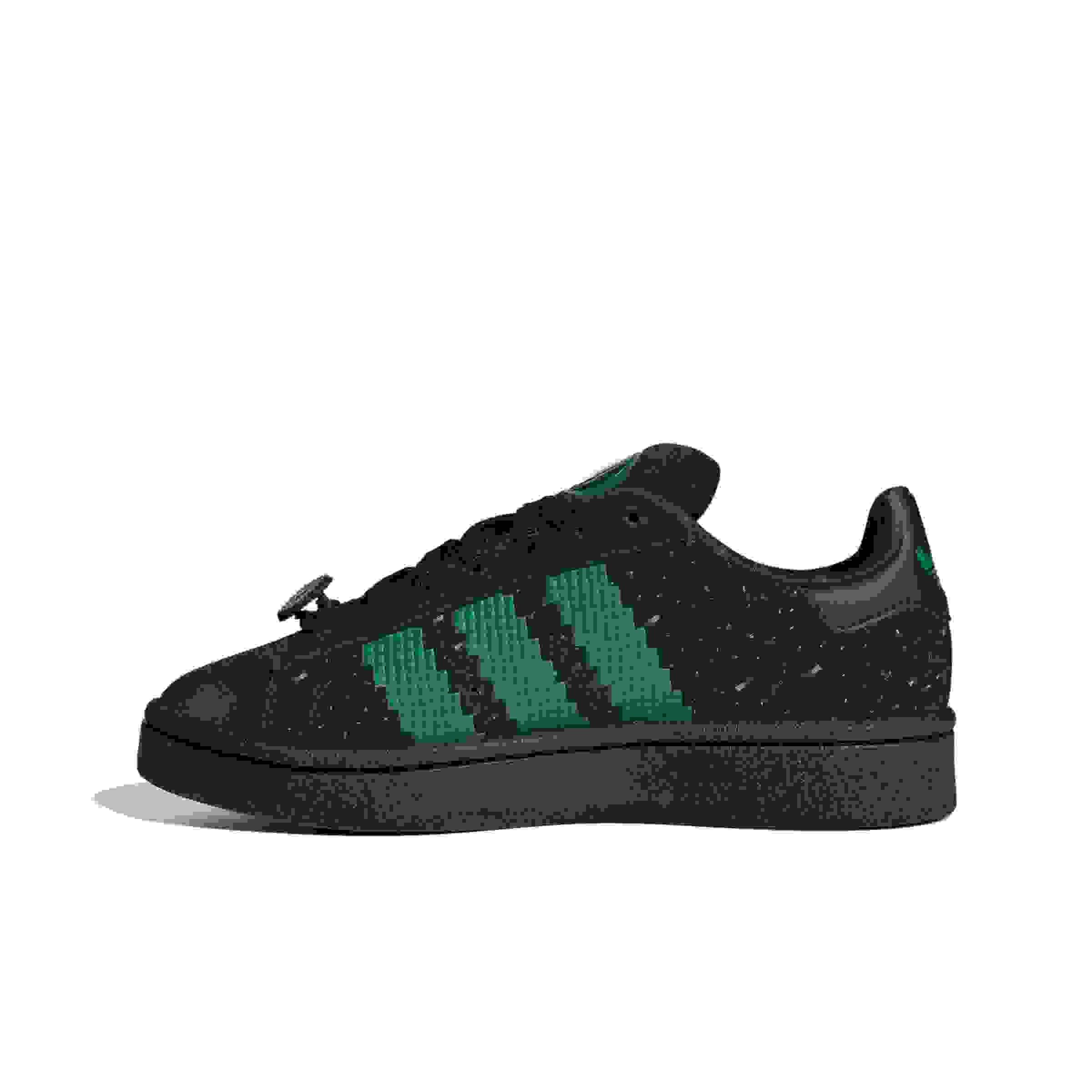 adidas Originals Minecraft Campus 00s Grade School Boys' "Black/Court Green/Semi Solar Green" Shoe